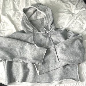 Alo Cropped Turtleneck Hoodie